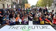 Breast and bottle feeding mothers take part in the Extinction Rebellion protest in London, Britain October 9, 2019