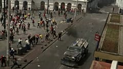 Tenso inicio de la jornada de paro nacional en Ecuador