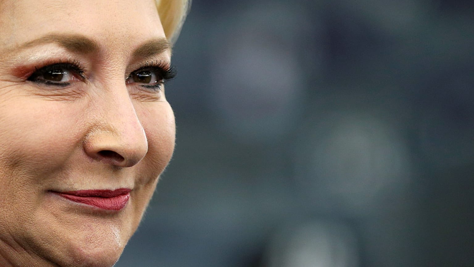 Romanian Prime Minister Viorica Dancila attends a debate on the priorities of the Romanian presidency of the E.U. for the next six months, at the European Parliament in Stras