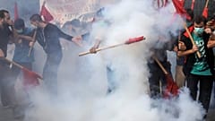 Studenten-Randale in Athen