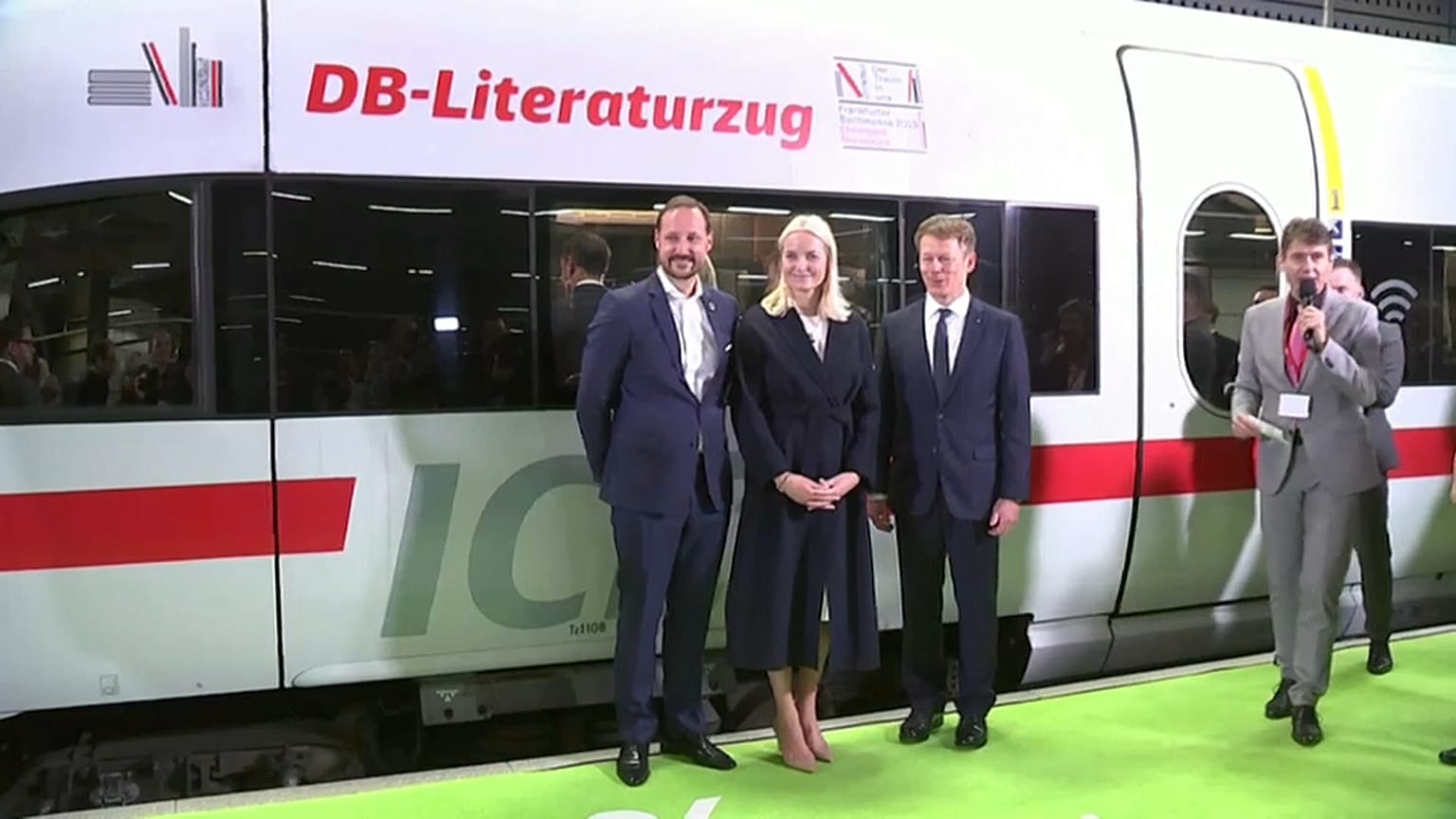 Kronprinzessin Mette-Marit: Mit dem Sonderzug nach Frankfurt