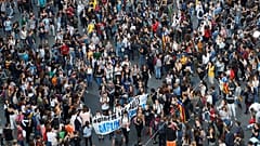 В Каталонии прошли массовые протесты