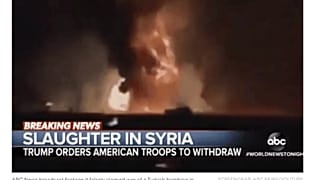 Trump'tan ABC Televizyonu'na Barış Pınarı Harekatıyla ilgili sahte görüntü tepkisi 