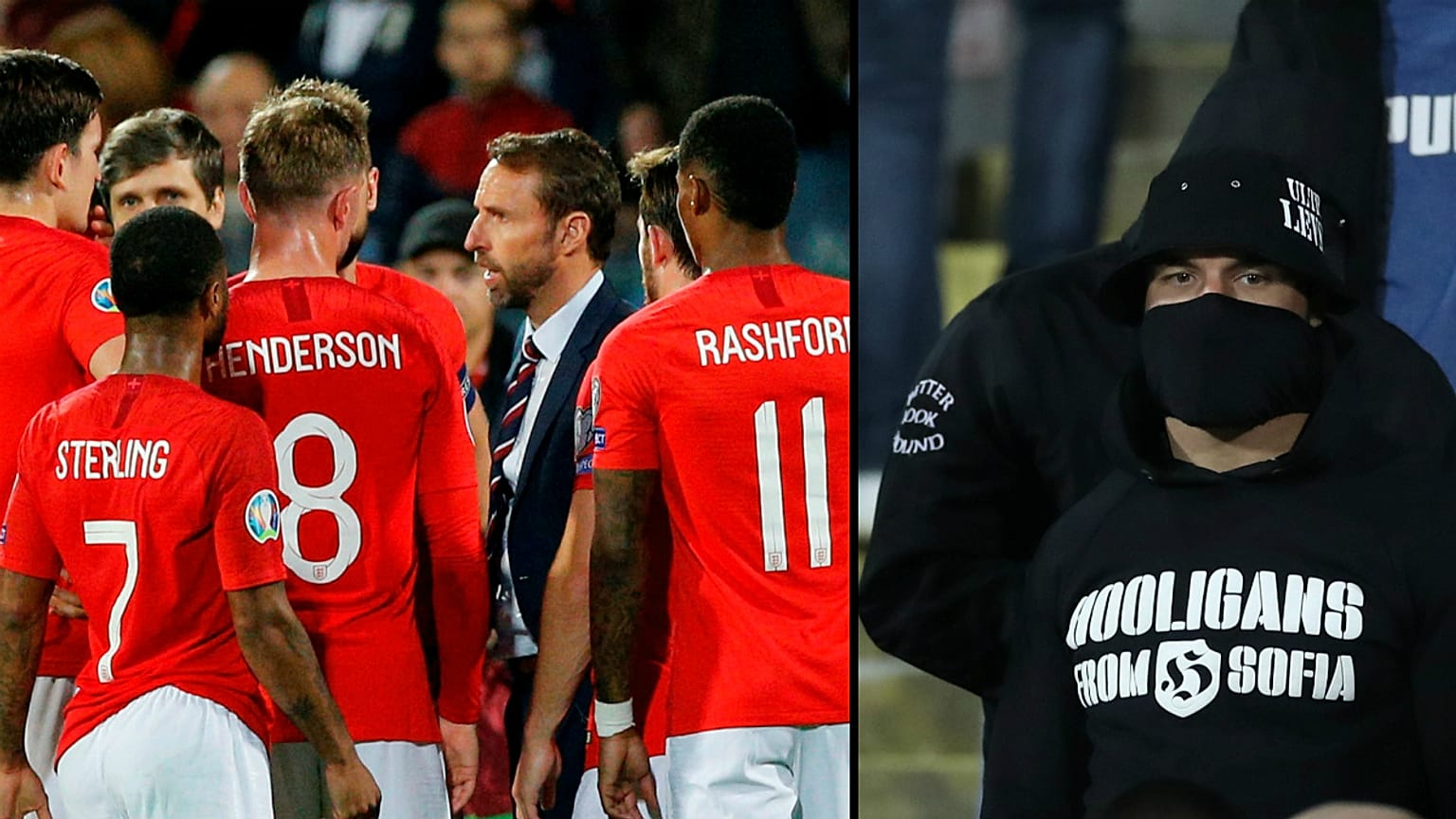 Seleção inglesa debateu eventual abandoino do jogo na Bulgária devido aos "hooligans"