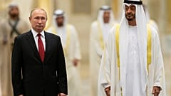 بوتين في أبوظبي ومحمد بن زايد يصف الزيارة بالتاريخية