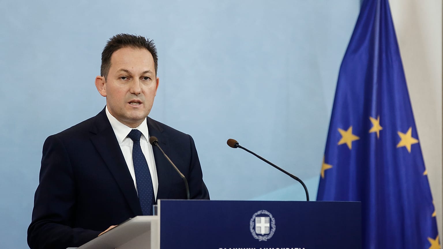 Ο  κυβερνητικός εκπρόσωπος, Στέλιος Πέτσας