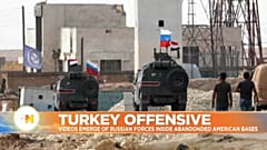 Out with the US and in with Russia: troops take over America's abandoned Syria bases