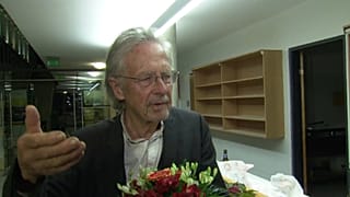 Handke über Frage zu Stanišić-Kritik: "Verschwinden Sie sofort, bitte!"