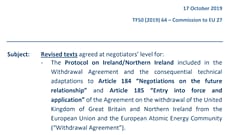 Brexit: eliminato il "Backstop", i dettagli del nuovo accordo