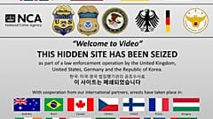 The seized Welome to Video website, courtesy of the U.S. department of Justice.