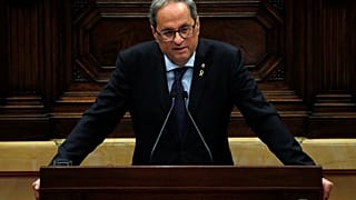 Catalan leader Quim Torra tells parliament there must be a new independence vote