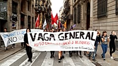Jornada de huelga general en Cataluña