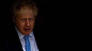 Britain's Prime Minister Boris Johnson leaves the European Council after the Brexit-dominated European Union leaders summit in Brussels, Belgium October 18, 2019.