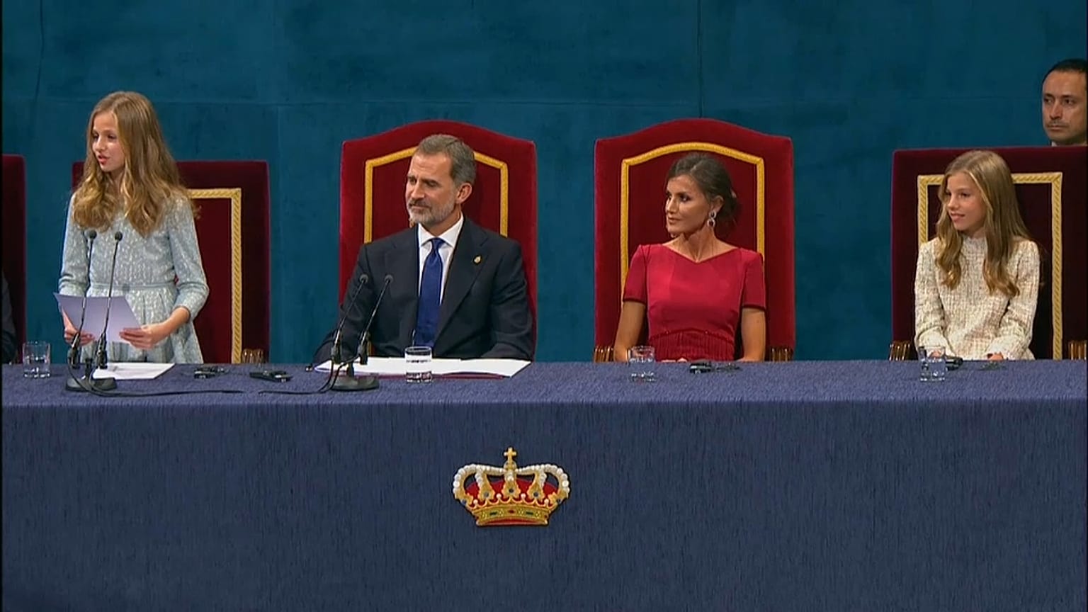 Leonor de Borbón ejerce de anfitriona en los premios Princesa de Asturias