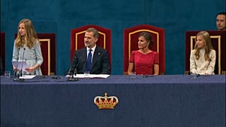 Leonor de Borbón ejerce de anfitriona en los premios Princesa de Asturias