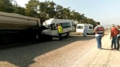 Akkuyu Nükleer Santrali'nde çalışan Rus işçileri taşıyan araç kaza yaptı: En az 2 ölü