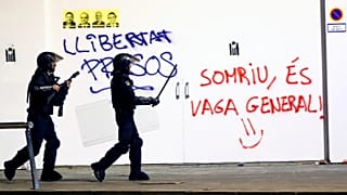 "Recados" políticos depois de semana de protestos na Catalunha