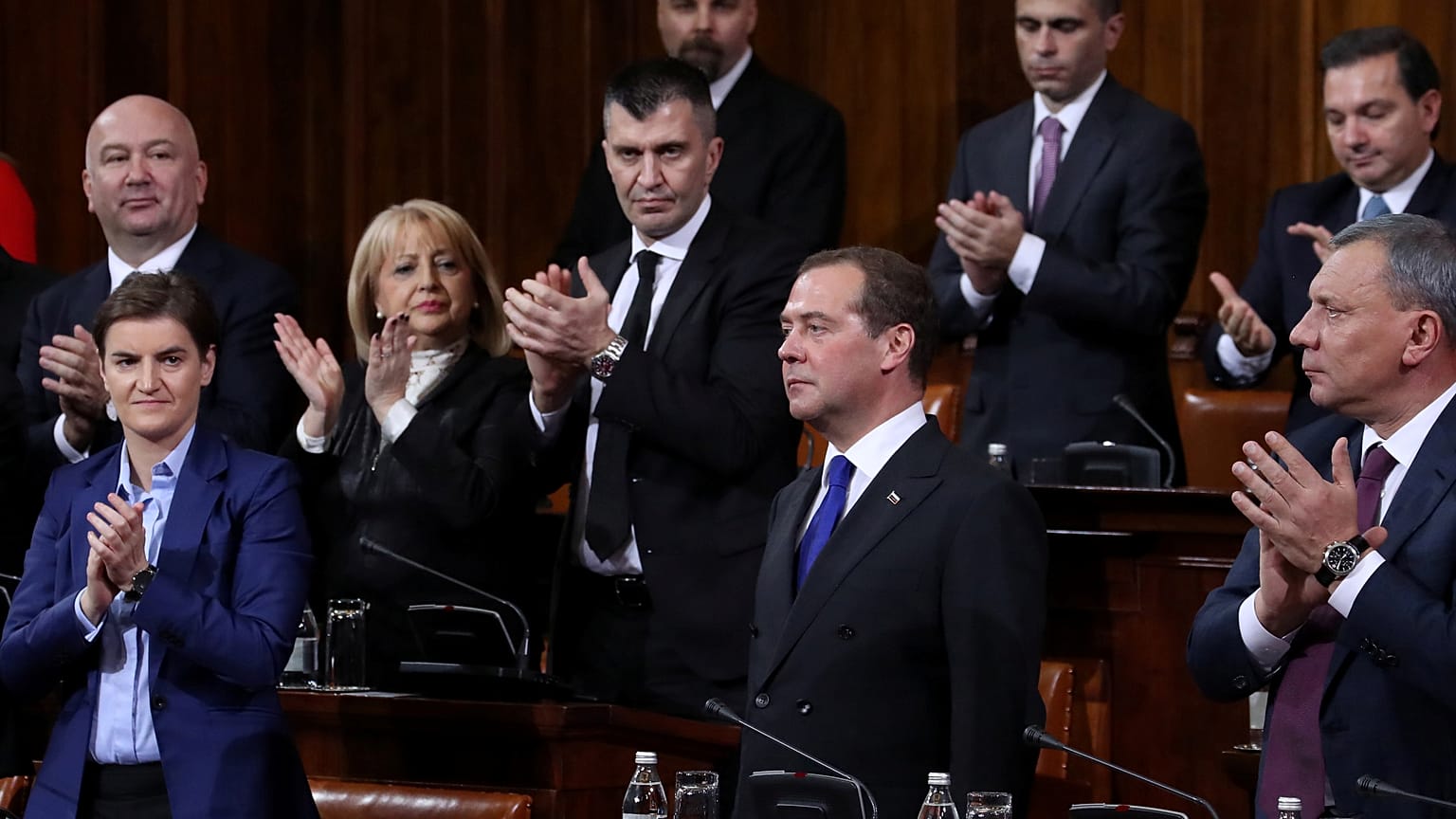 O πρωθυπουργός της Ρωσίας στη Σερβία