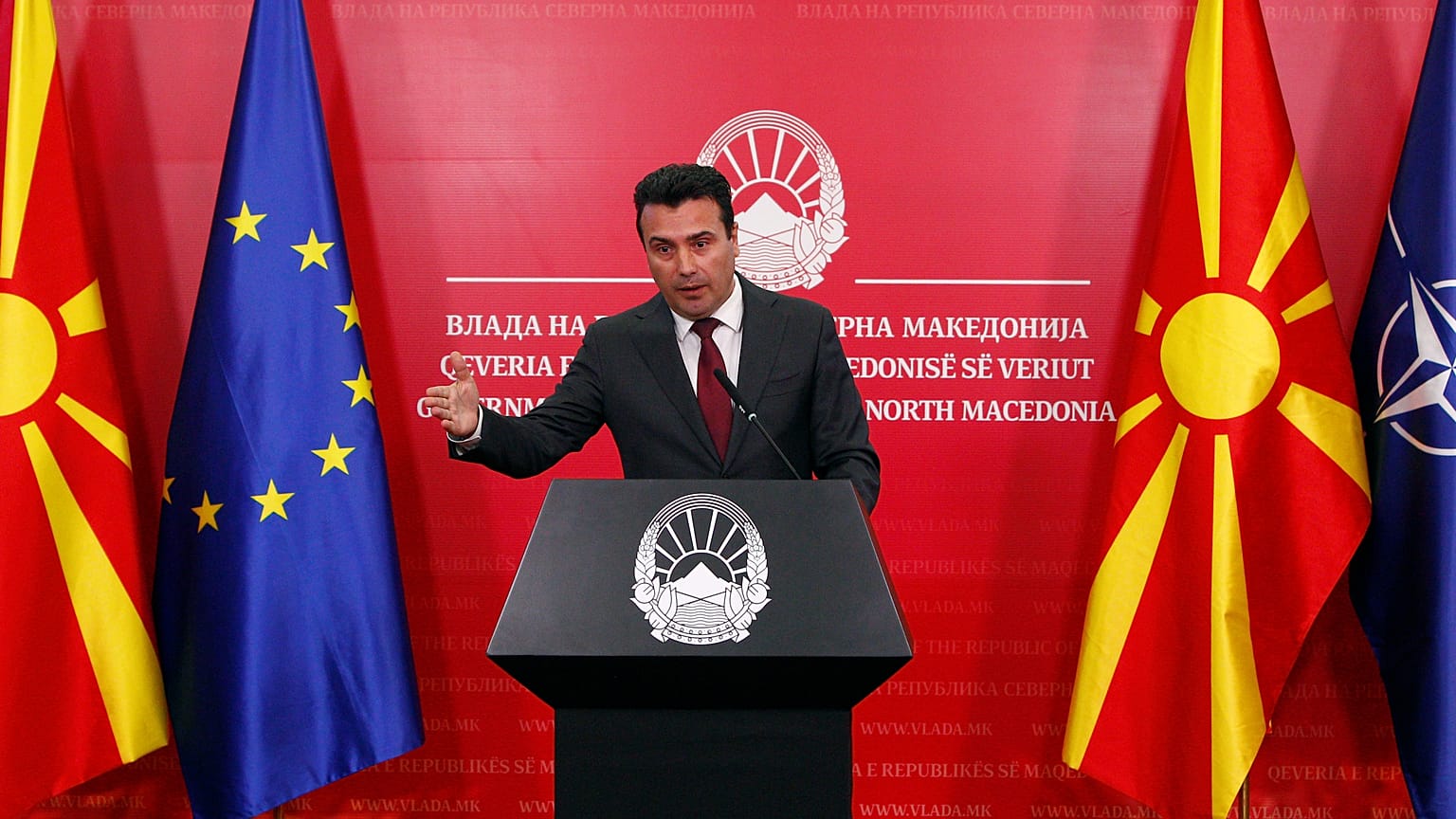 Kuzey Makedonya Başbakanı Zoran Zaev 
