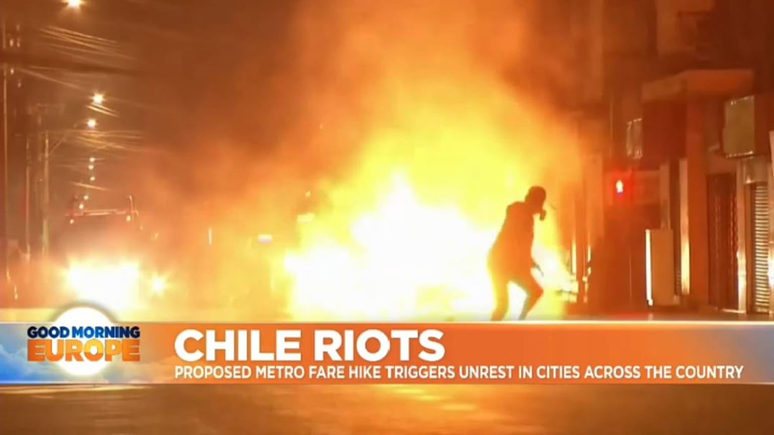 Chile's President offers rescue package amid violent protests 