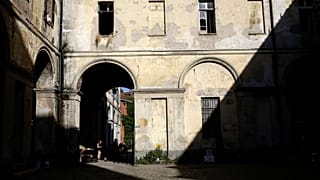 FILE PHOTO: A yard of the Cavallerizza Reale building in Turin, Italy, July 15, 2016. 