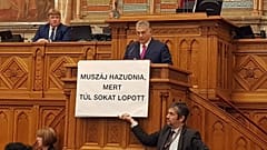 Zwischenfall im ungarischen Parlament 