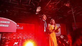 Justin Trudeau et son épouse à Montréal, le 22/10/2019
