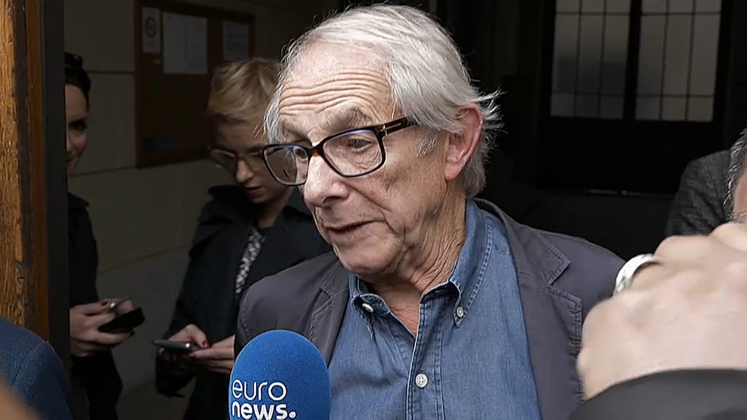 Regisseur Ken Loach in Lyon.