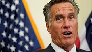 U.S.Senator Mitt Romney (R-UT) speaks at a news conference about the Tobacco to 21 Act