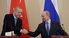 کنفرانس خبری اردوغان و پوتین در پایان مذاکرات سوچی 