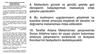 Türkiye ile Rusya arasında imzalanan 10 maddelik Suriye mutabakatında neler var?