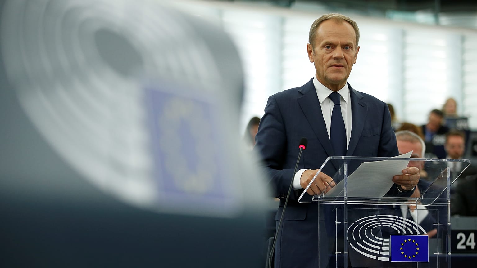 EU Council president Tusk praises EU unity, warns post-Brexit UK to become 'second-rate player'