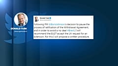 Brexit, Donald Tusk: Proporrò a Ue di accettare richiesta proroga