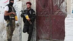 Türkiye destekli Suriye Milli Ordusu Telabyad'da devriye görevinde