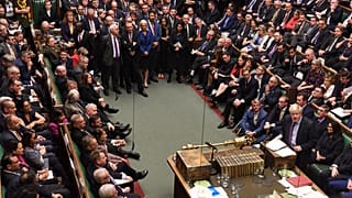 Boris Johnson says he awaits EU move on Brexit delay after parliament defeat