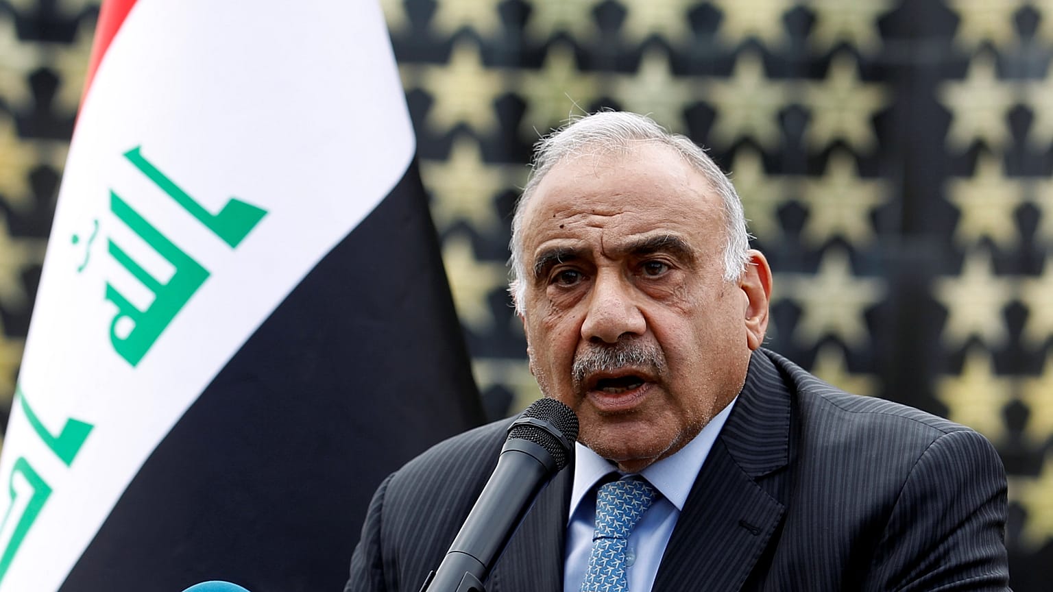 رئيس وزراء العراق عادل عبد المهدي