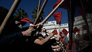 Επεισόδια στην πορεία των φοιτητών στο κέντρο της Αθήνας