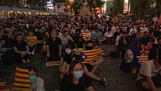O apoio de Hong Kong à causa catalã