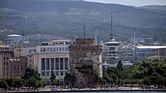 Ο Λευκός Πύργος στην παραλία Θεσσαλονίκης