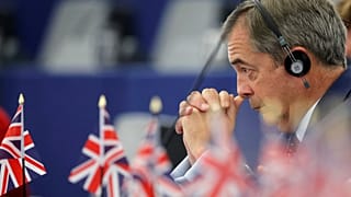 Brexit campaigner and Member of the European Parliament Nigel Farage attends a debate on the last EU summit and Brexit at the European Parliament in Strasbourg, France