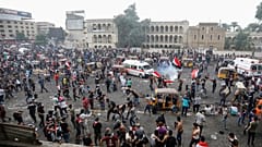 Irak'ın başkenti Bağdat'ta hükümet karşıtı gösteriler