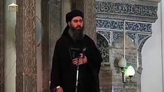 ARCHIVES : Abu Bakr Al-Baghdadi (photo postée sur internet en juillet 2014)