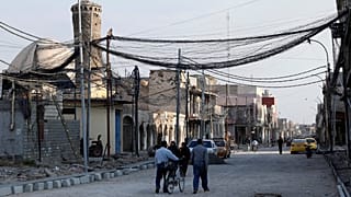 مدينة الموصل حيث ظهر زعيم تنظيم "الدولة الإسلامية" ابو بكر البغدادي أول مرة سنة 2014.