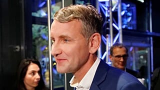 Björn Höcke, tête de liste de l'Afd en Thuringe, le 27 octobre 2019