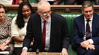 Jeremy Corbyn à la Chambre des communes, le 21 octobre 2019