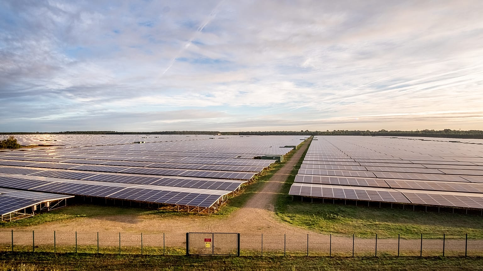 Central de energía solar de Cestas, cerca de Burdeos