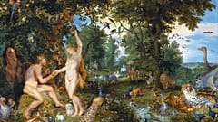  Peter Paul Rubens ile Jan Bruegel tarafından resmedilen 'Cennet Bahçesi'