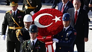 Erdoğan Cumhuriyet Bayramı kapsamında Anıtkabir'i ziyaret etti