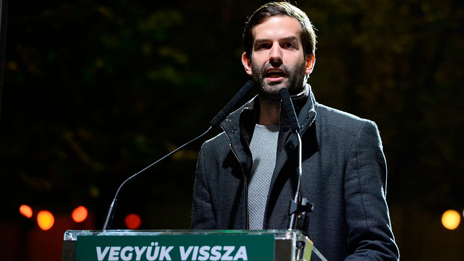 Fekete-Győr András, a Momentum Mozgalom elnöke