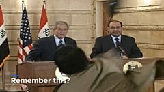 The Iraqi who threw shoes at George W Bush is back in the spotlight as protests grip country